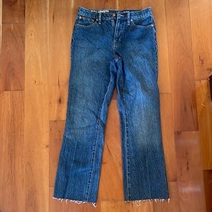 Jcrew- Tall full-length demi-boot jean in Kamari wash- size 28